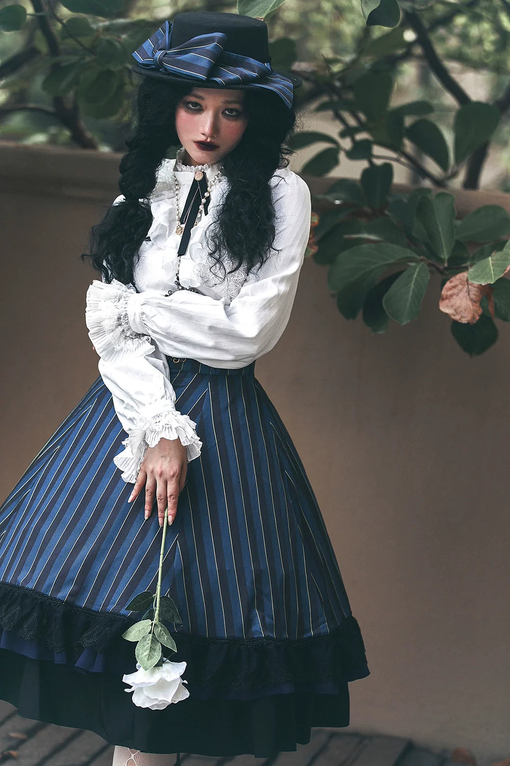 Miss Point - Custom-Made Lolita Elegant Stand Collar Lolita Shirt