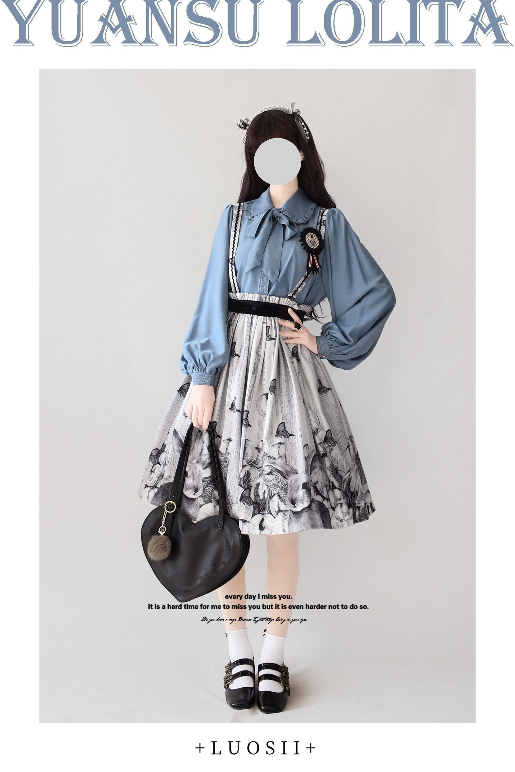 YuanSu - Mayer's Whisper - Vintage Lolita Large Sleeve Blouse