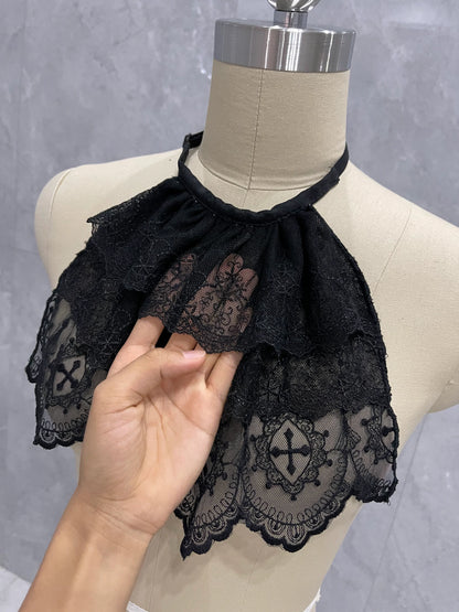 Summer Story - Elegant Lolita Bib Lace Lolita Accessory