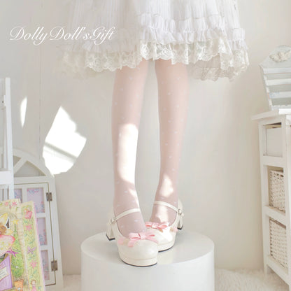 Dolly Doll - Lovers' Gift - Round Toe Middle Heel Mary Jane Lolita Shoes