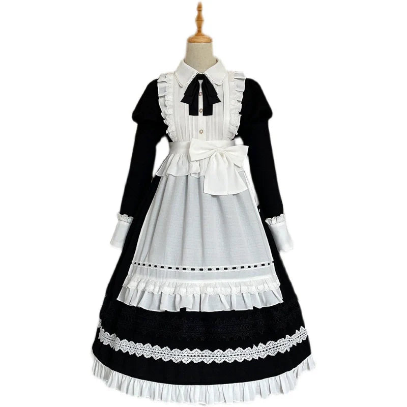 Sweet Date - Halloween Gothic Lolita OP Maid Lolita Dress Elegant Lolita OP