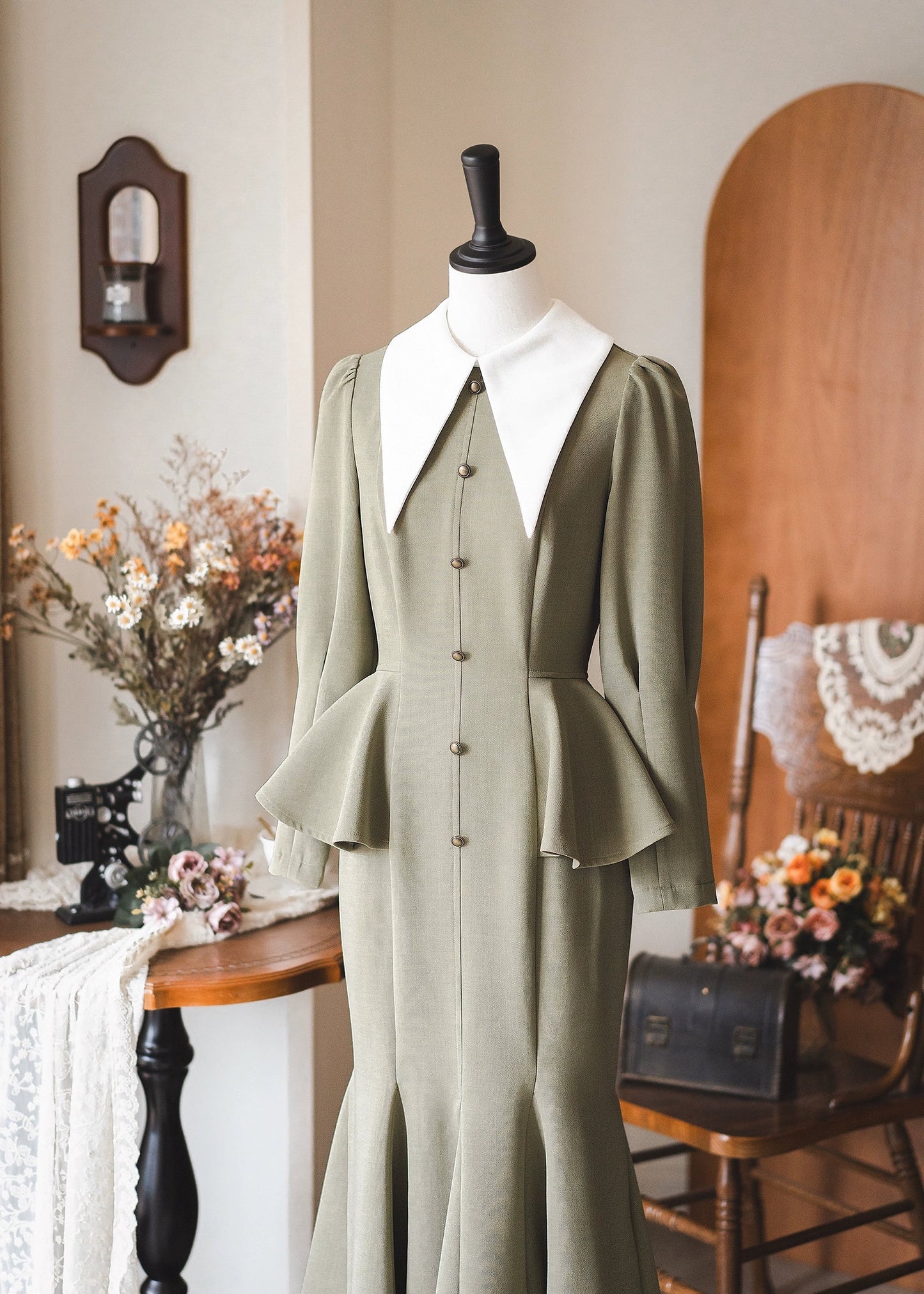 Forest Wardrobe - Breezy Forest - Classic Lolita Mermaid Dress Elegant Retro Dress