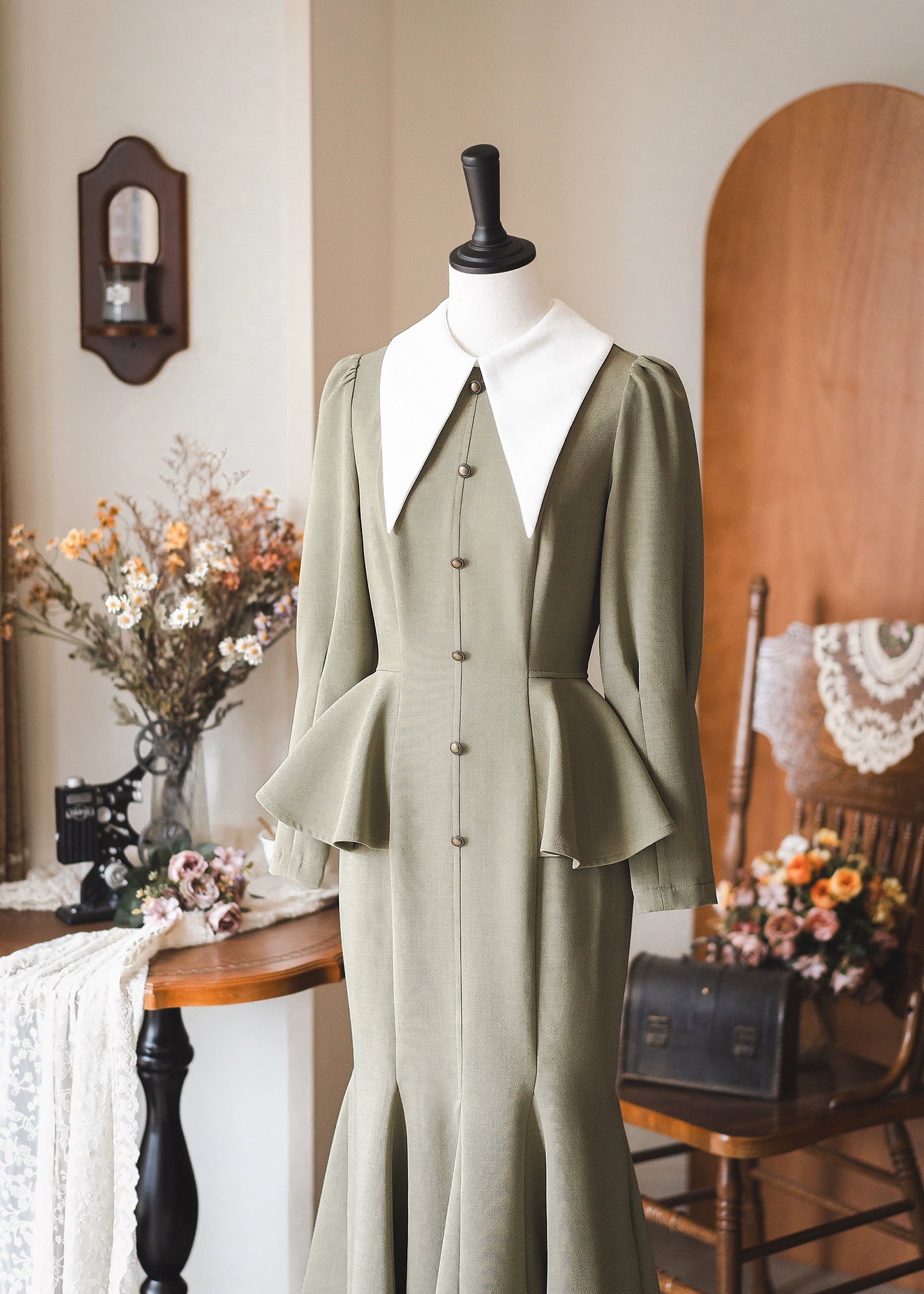 Forest Wardrobe - Breezy Forest - Classic Lolita Mermaid Dress Elegant Retro Dress