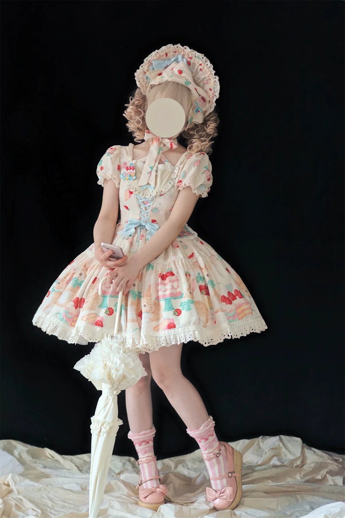 Dark Star Island - Honey Bunny Cake - Sweet Lolita JSK/OP/Strap SK/Shirt