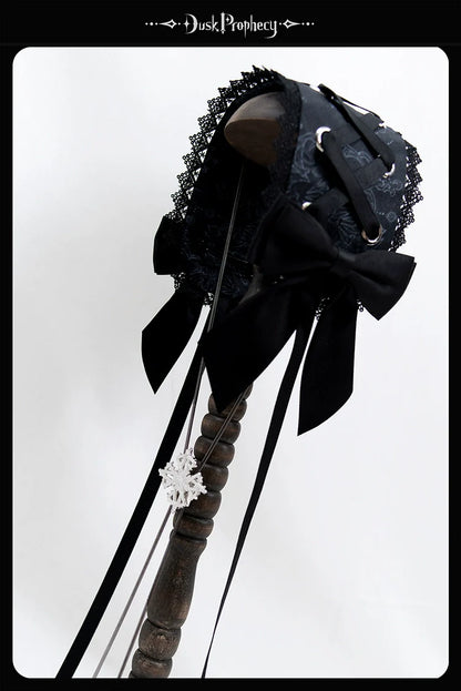 DuskProphecy - Coccyx - Elegant Lolita Hair Accessories Set Multicolors