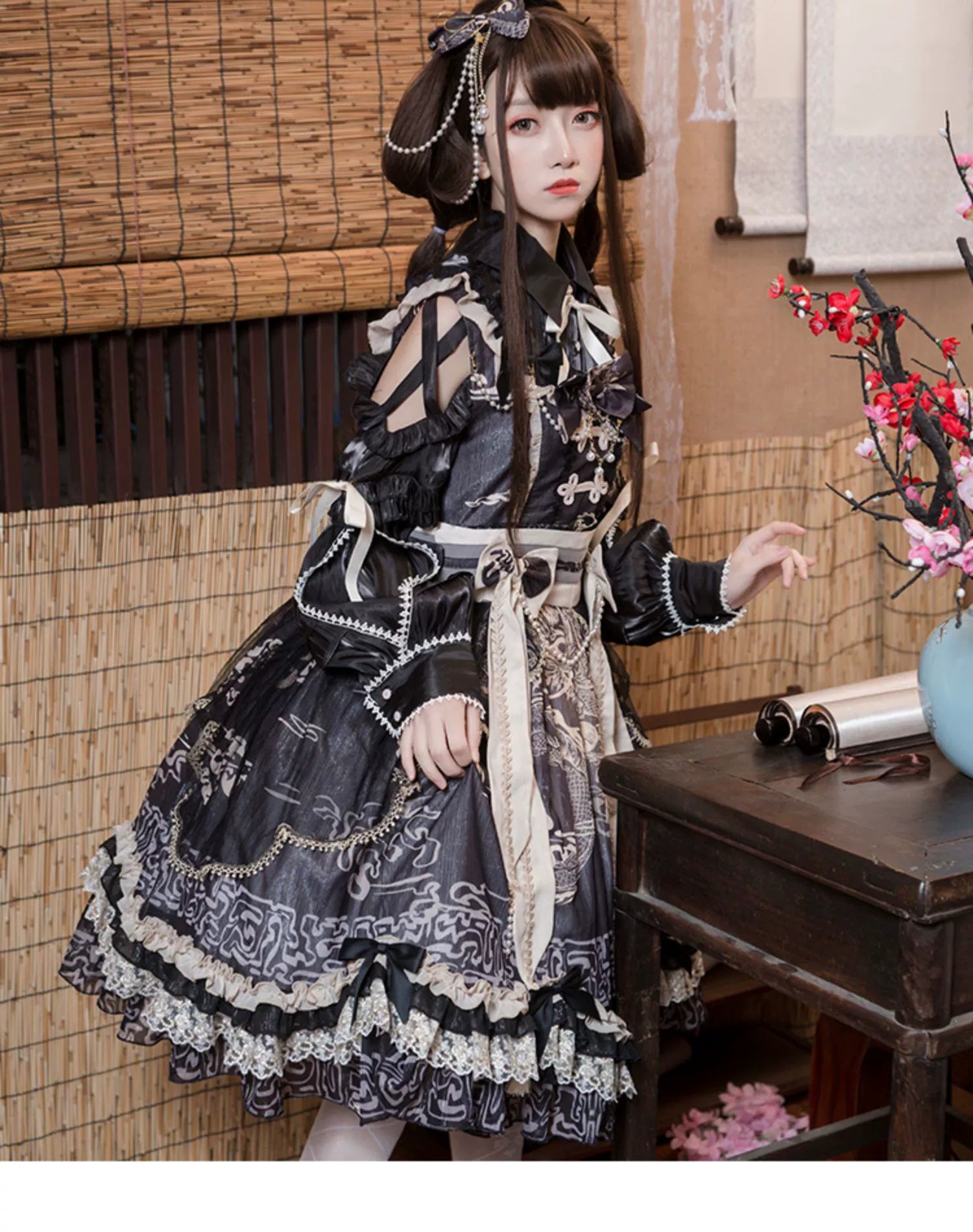 OCELOT - Yue Long Shi Yun - Daily Han Lolita Cake JSK