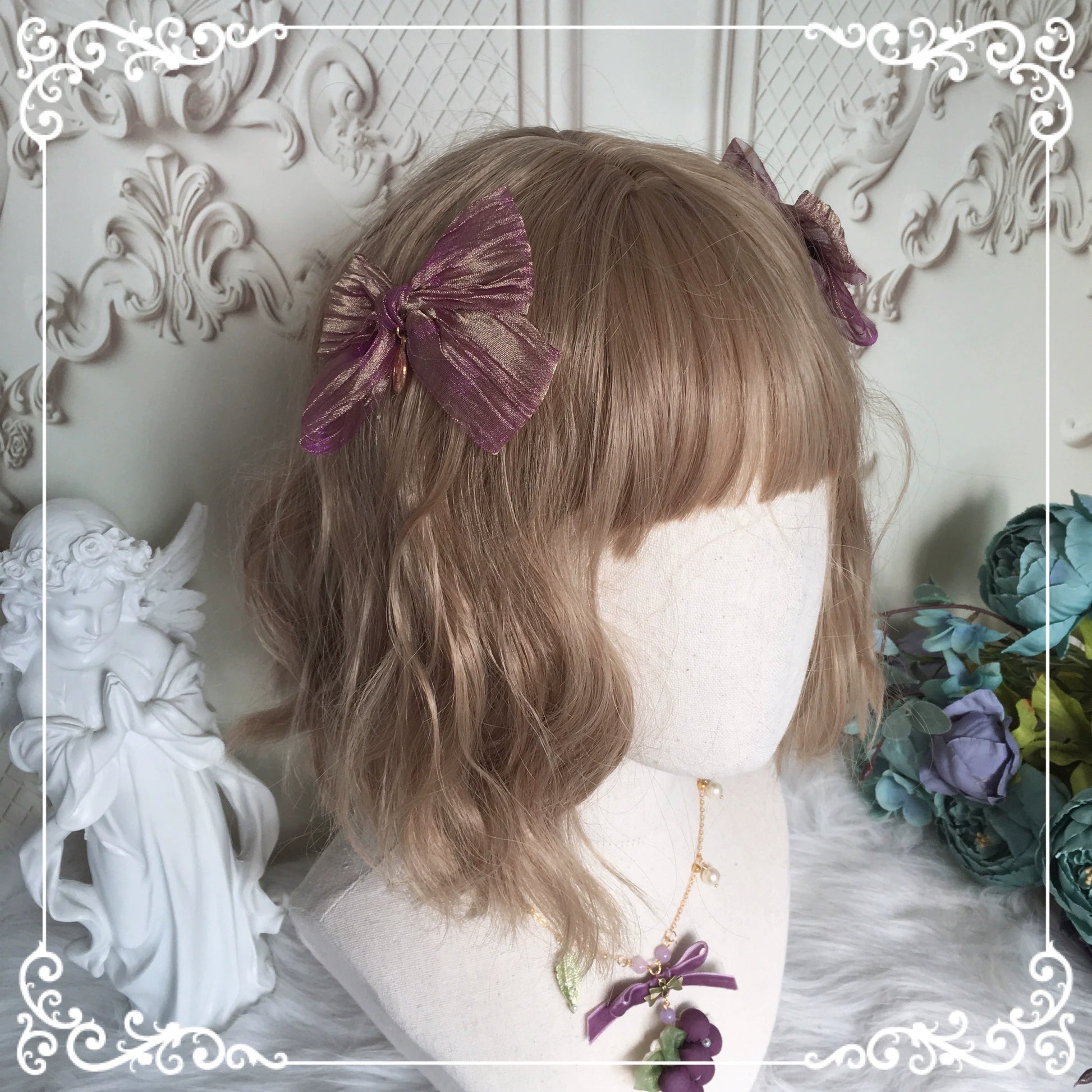 Chestnut Lolita - Louvre Vineyard Accessory Hairband Retro Lolita KC