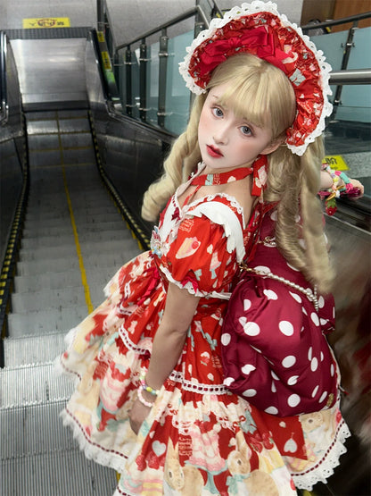 Dark Star Island - Honey Bunny Cake - Sweet Lolita JSK/OP/Strap SK/Shirt