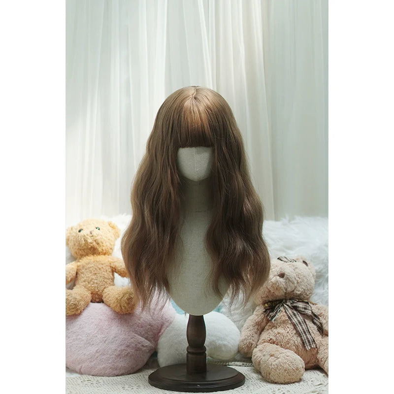 Imperial Tea - Sweet Lolita Long Wigs, Detachable Ponytail