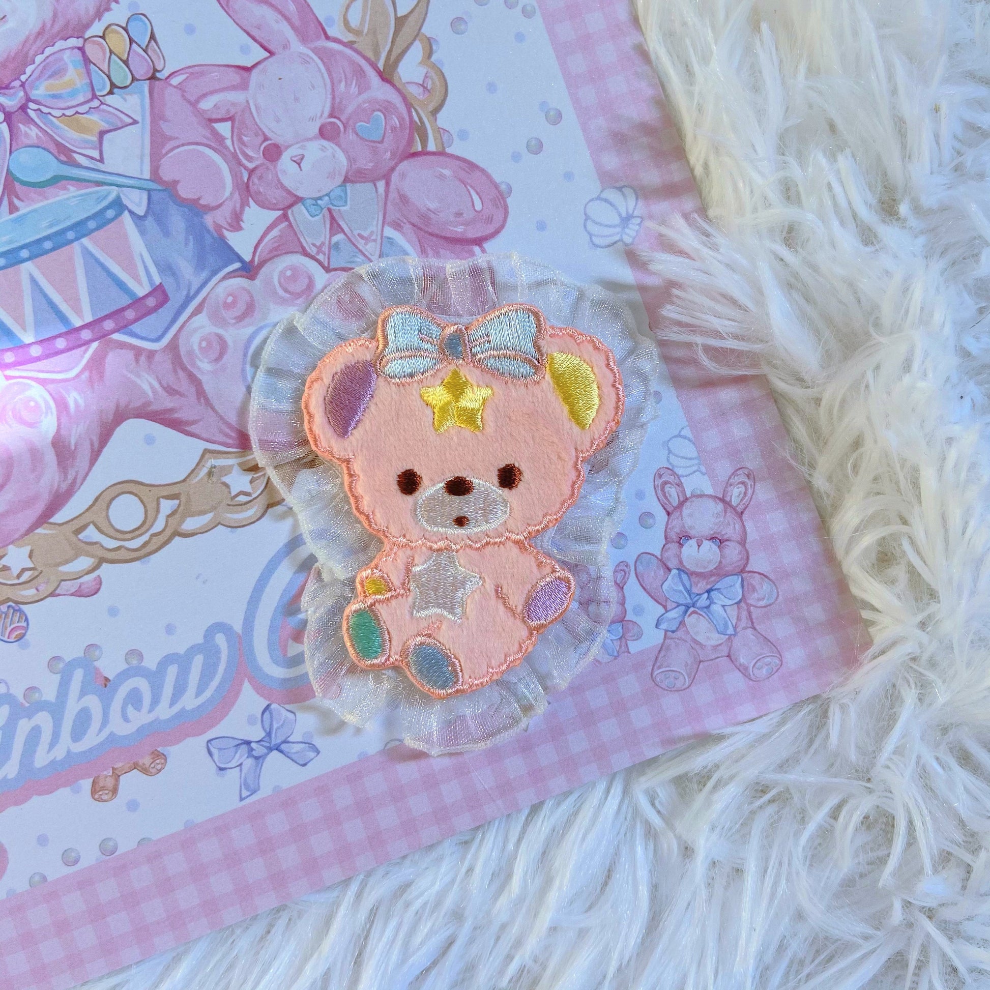 Bear Doll - D&I&T - Cute Lolita Badge and Hair Clip Accessory