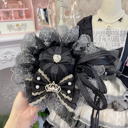 Cheese Cat - Sweet Lolita Cake Top Hat Handmade Lolita Accessory