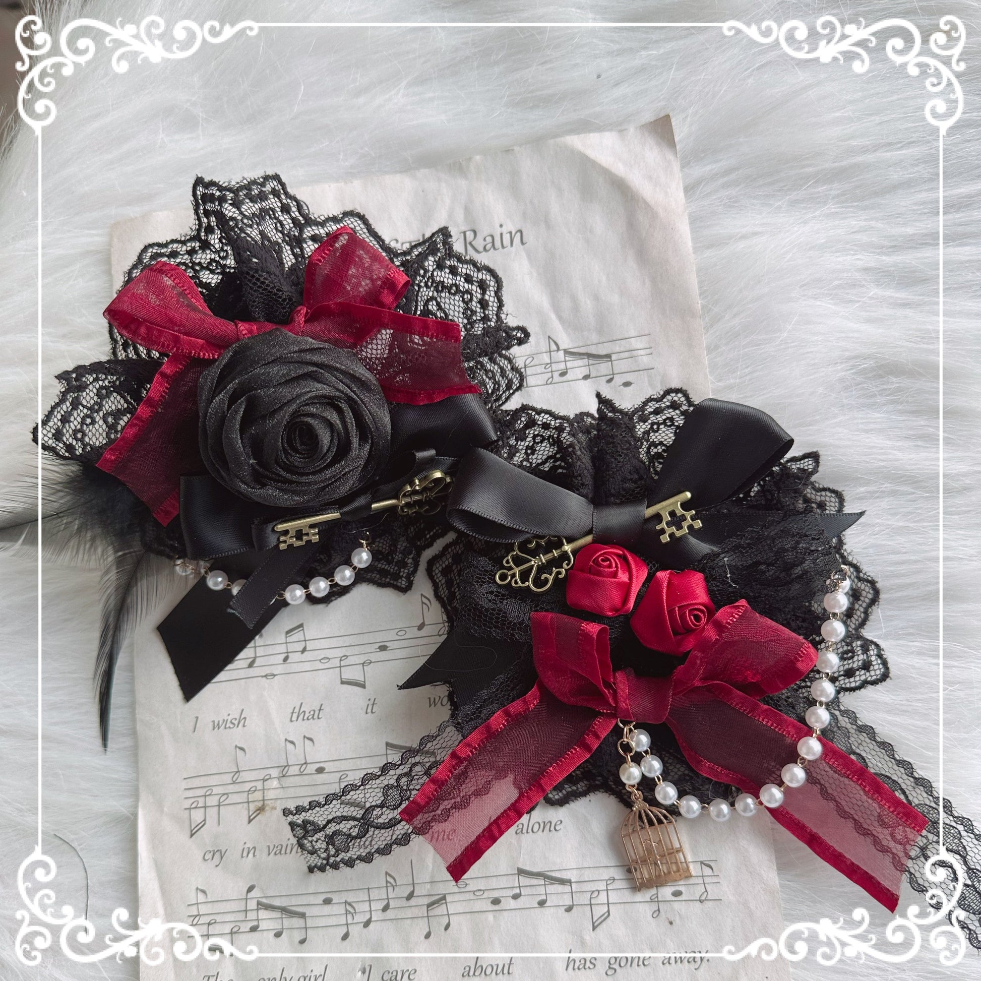 Chestnut Lolita - Gothic Lolita accessory Handmade Hairband