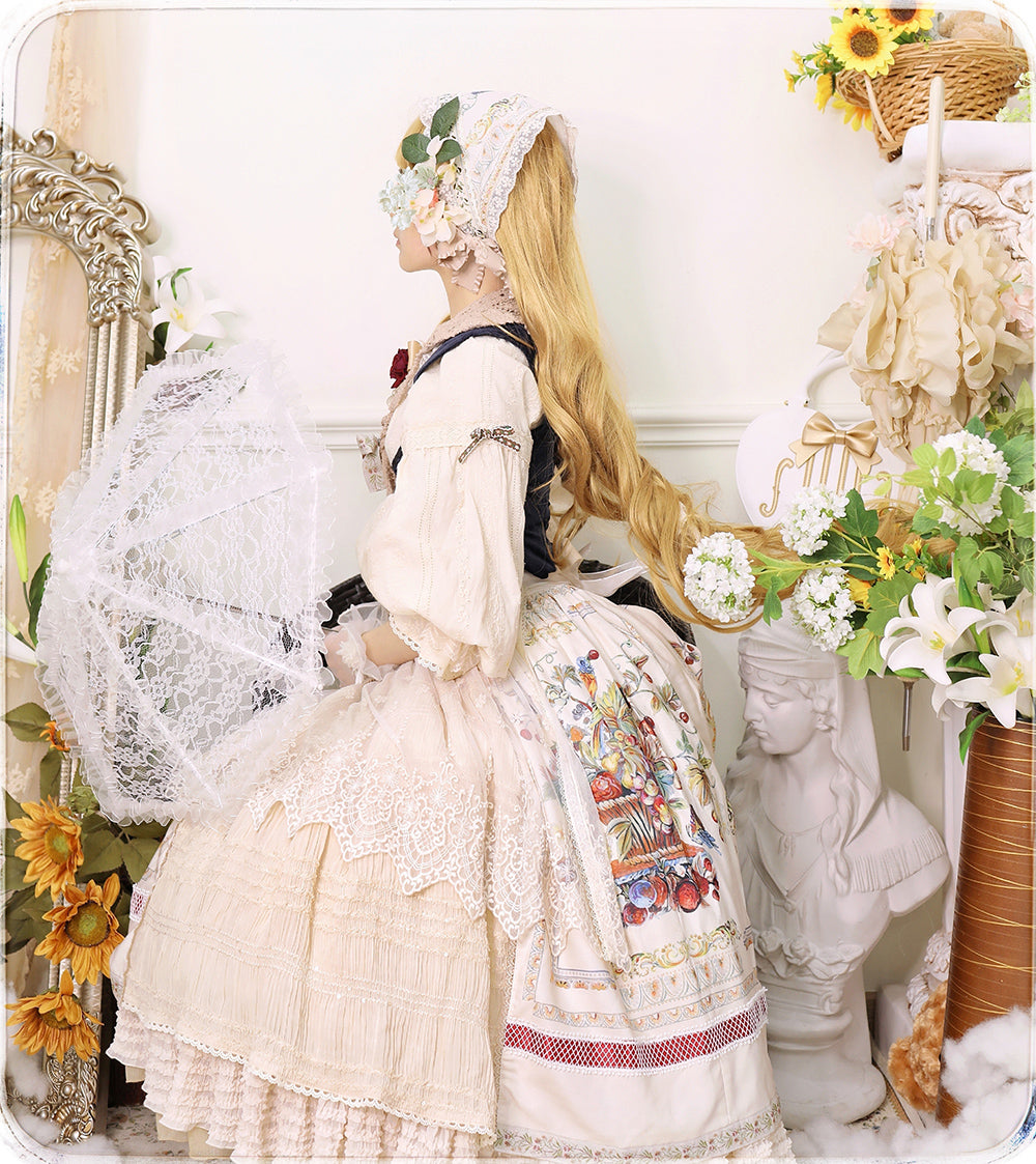 Miss Point - Rich Hymn - Lolita Bavarian Cotton Embroidered Blouse