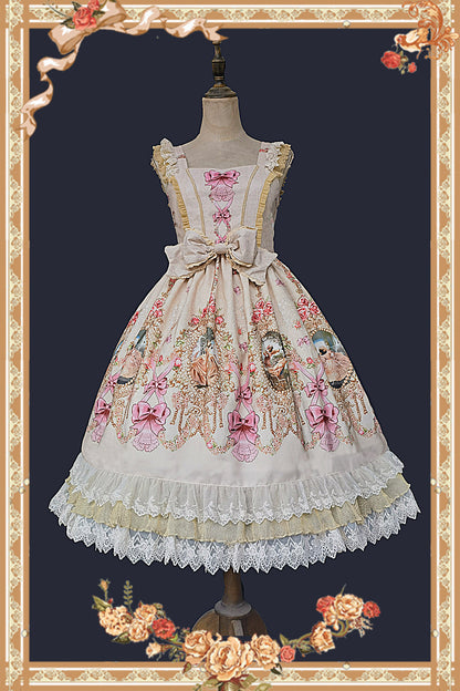 Infanta - Fairytale Town Prom - Printed Tea Party Classic Lolita JSK Suit
