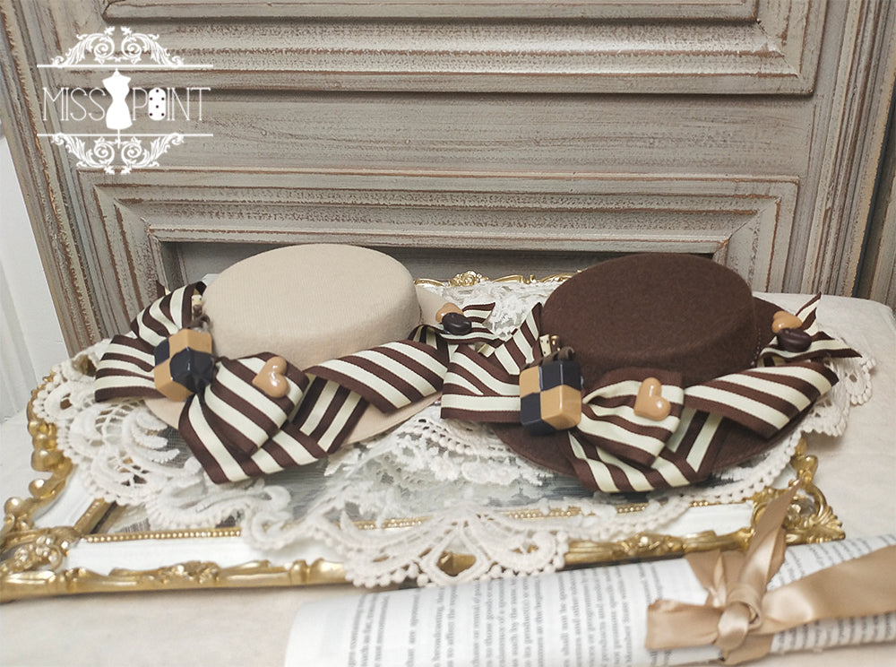 Miss Point - Chocolate Daily Light Sweet Lolita Hat