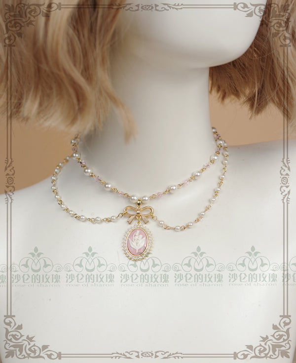 Rose of Sharon - Retro Lolita Necklace 4 Colors