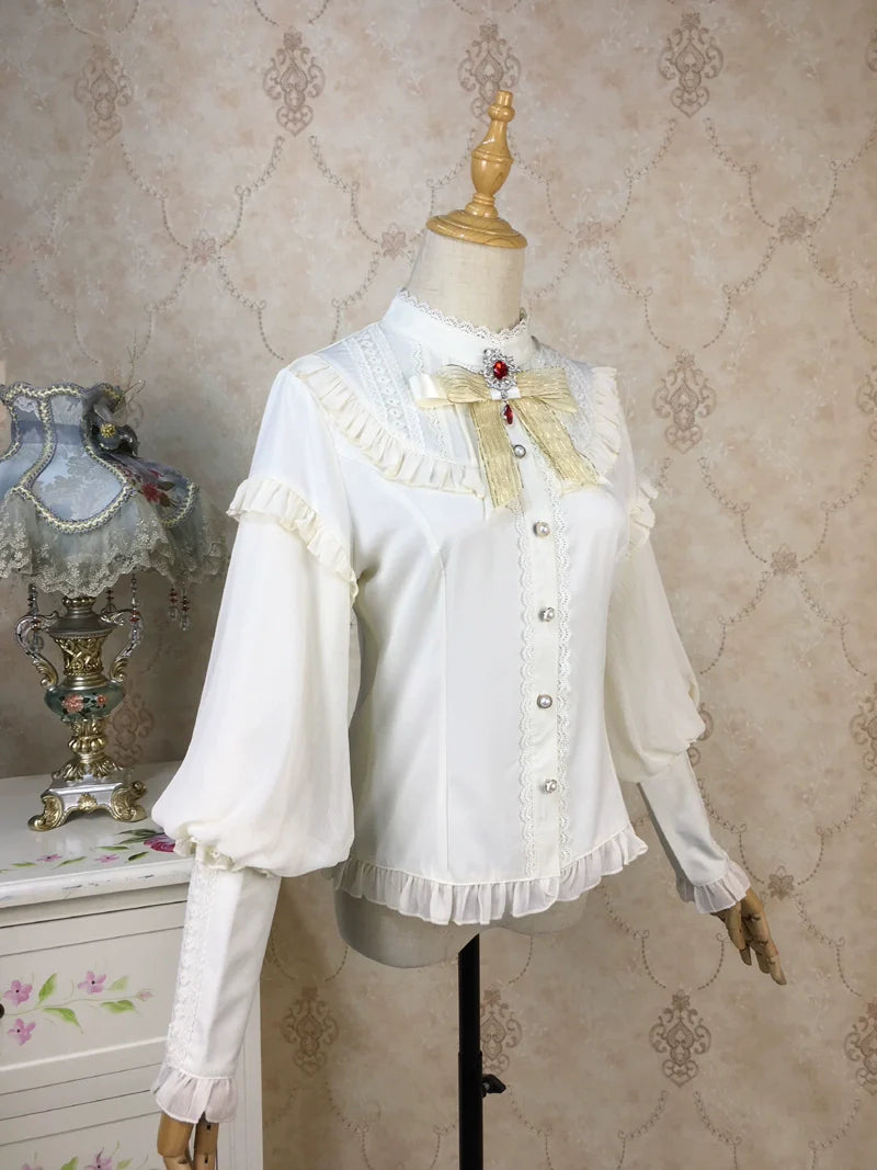 Princess Tailor Lolita - Mutton Sleeves Classic Lolita Thick Blouse