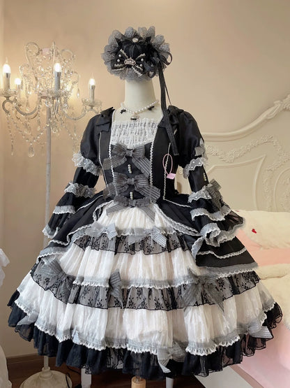 Cheese Cat - Sweet Lolita Cake Top Hat Handmade Lolita Accessory