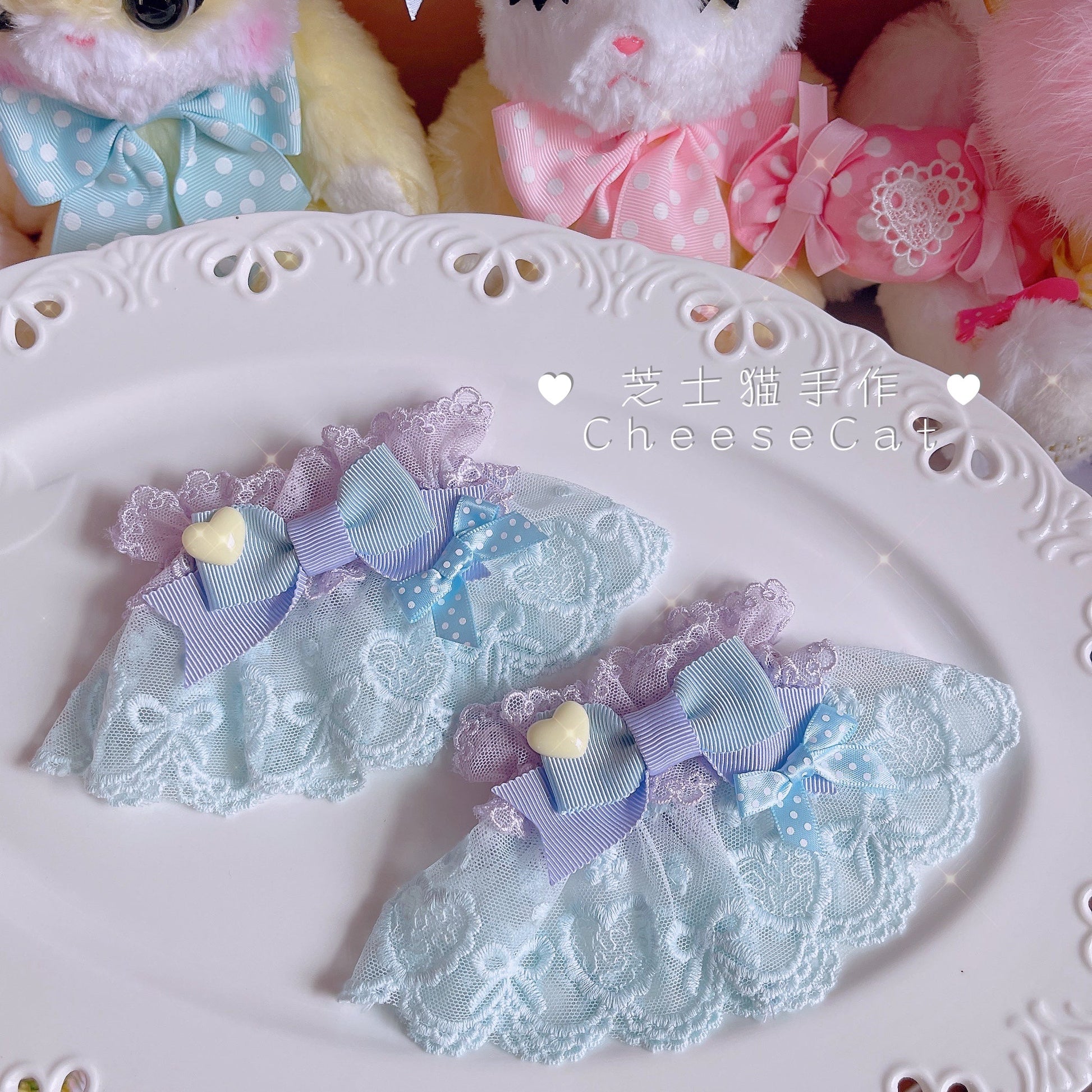 Cheese Cat - Sweet and Happy Flower Limited Lolita Cuff