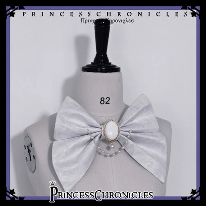 Princess Chronicles - Rabbit Theater White Moonlight - Ouji Lolita Shorts Set, Rabbit Hat