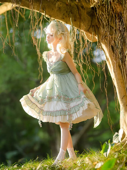 ZhiJinYuan - Sweet Lolita Lace Bow Hairband Multicolors