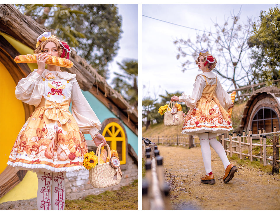 Chemical Romance - Bread New Out of the Oven - Elegant Lolita Salopette Dress