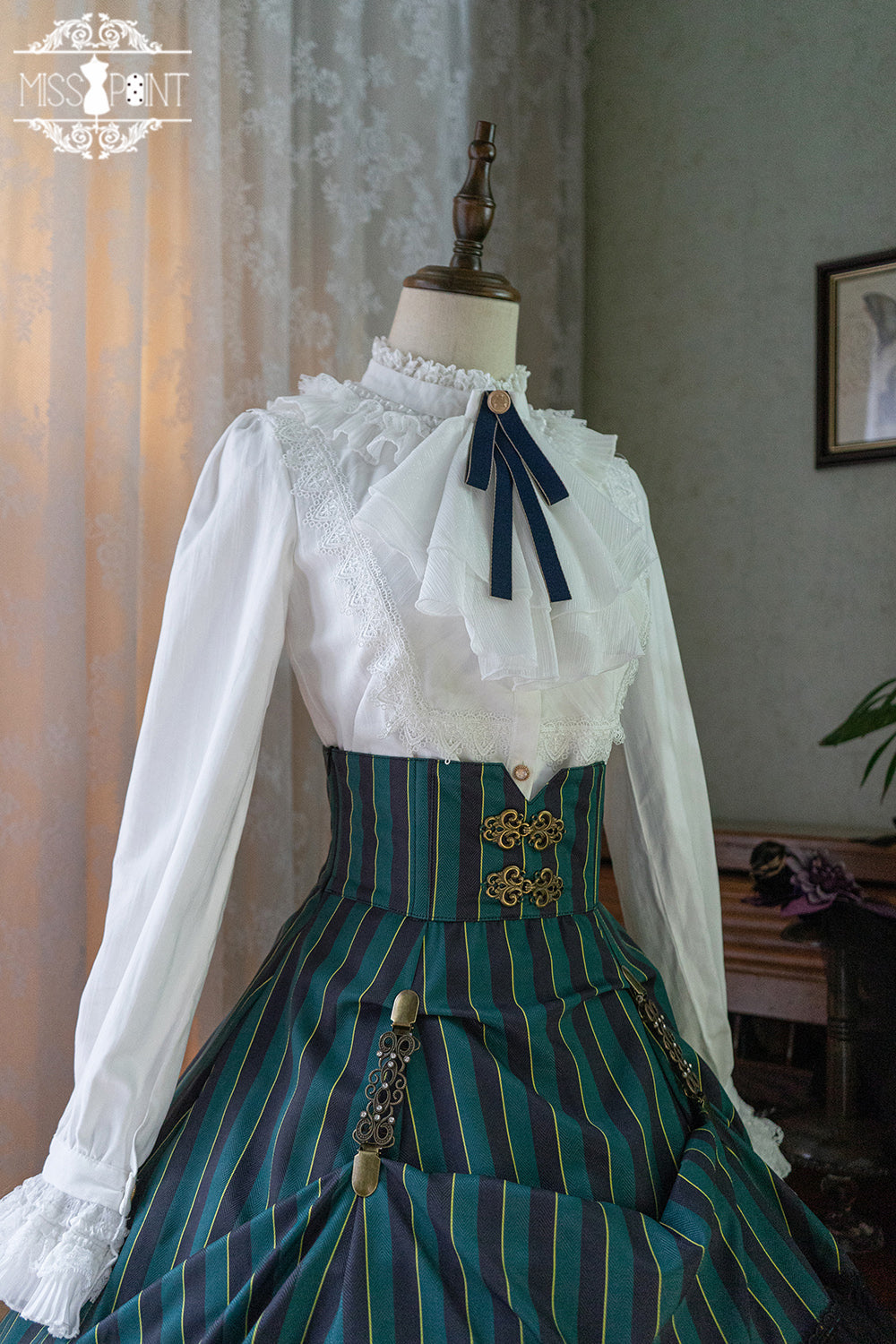 Miss Point - Custom-Made Lolita Elegant Stand Collar Lolita Shirt
