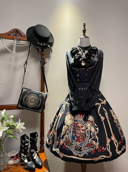 Sentaro - Dark Forest - Elegant Baroque Lolita Blouse