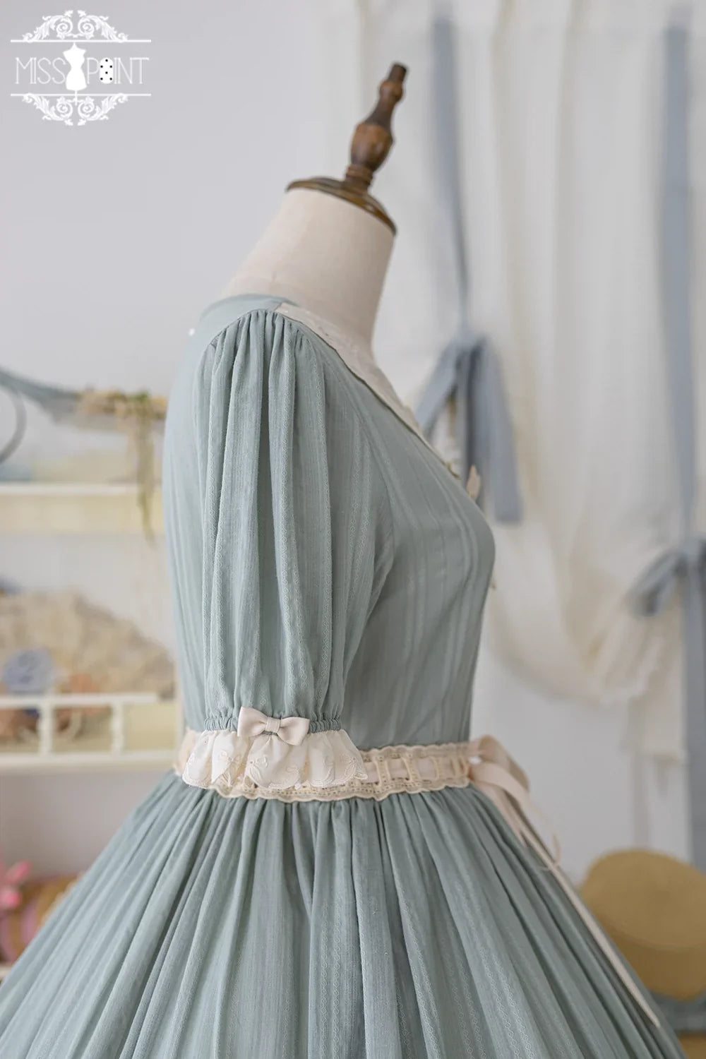 Miss Point - Customized Elegant Lolita OP Dress Cute Daily Girl Short Lolita Dress