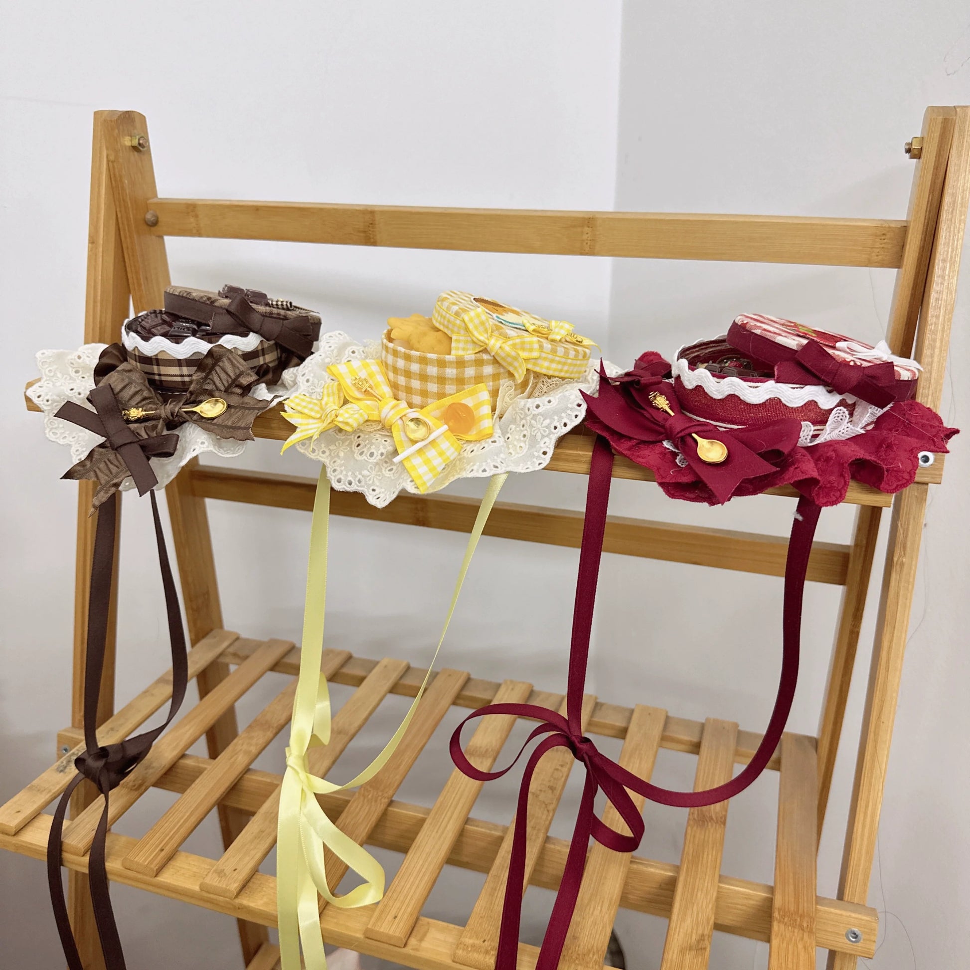 Chestnut Lolita - Sweet Lolita Candy Box Hat Handmade Lolita Top Hat