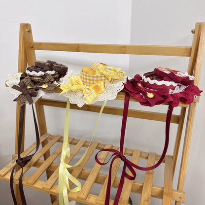 Chestnut Lolita - Sweet Lolita Candy Box Hat Handmade Lolita Top Hat