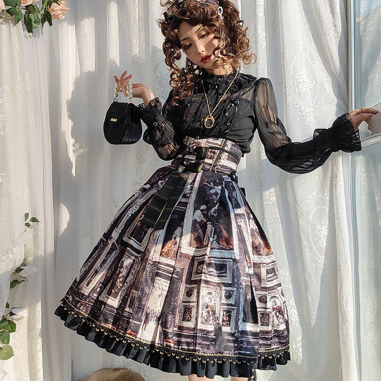 Balladeer - Golden Gallery - Elegant High Waist Lolita SK