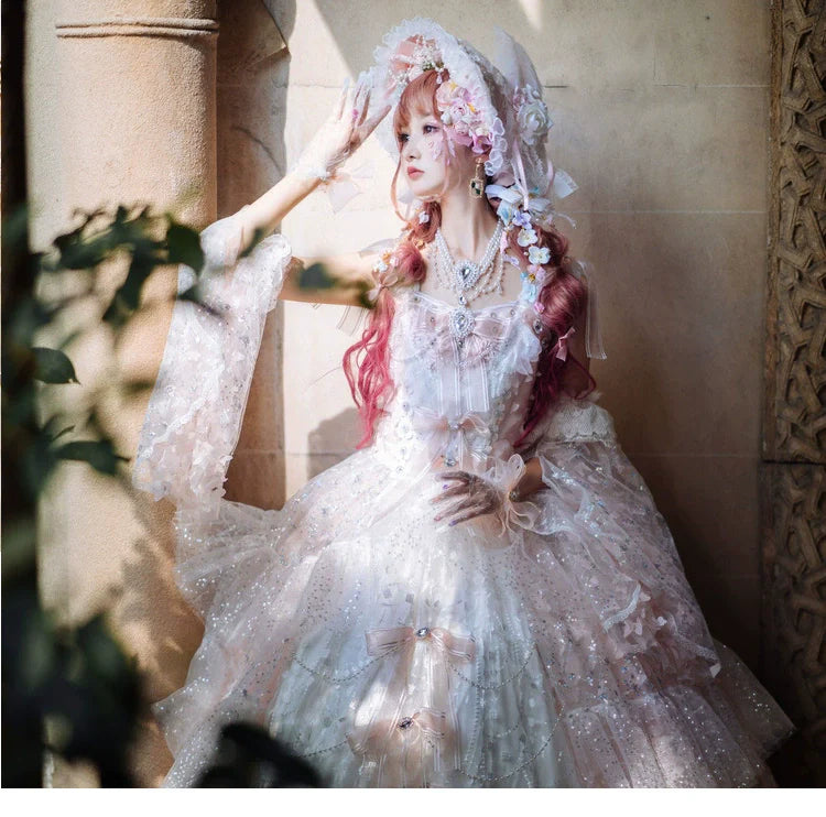 Cat Fairy - Cherry Blossom Girl - Gorgeous Lolita JSK Dress Tea Party Dress