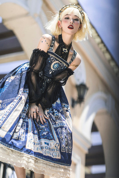 Miss Point - Dusk Bester - Egyptian Lolita Halter Attached Sleeve Blouse