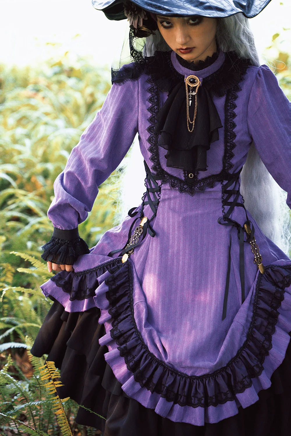 Miss Point - Perintz Manor - Gothic Lolita OP Long Sleeve Retro Lolita Dress