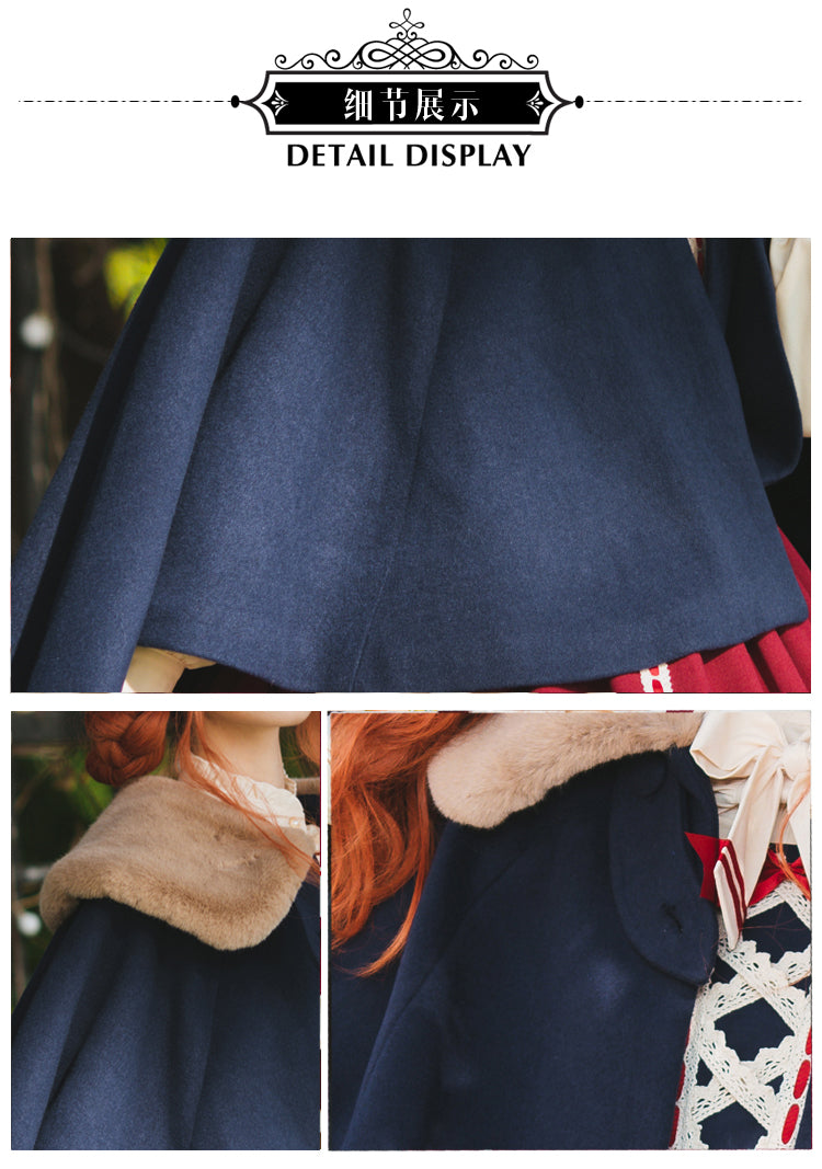 Eieyomi - Miss Betty - Lolita Autumn and Winter Wool Cape
