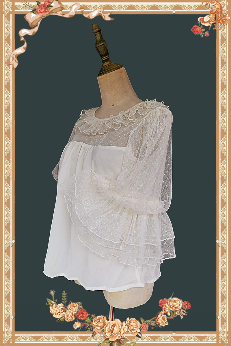 Infanta - Doll Lolita Puff Sleeve Blouse