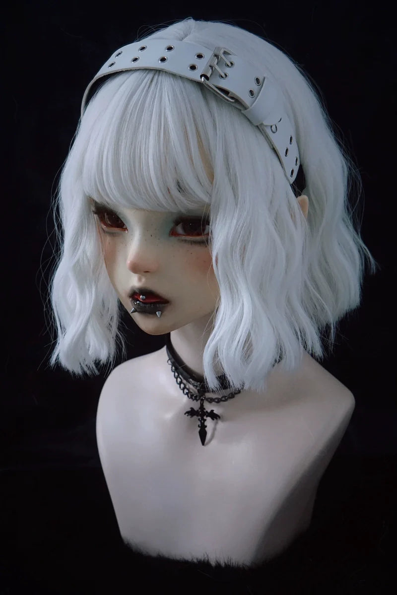 Strange Sugar - Gothic Lolita KC Faux Leather Punk Lolita Hair Accessories