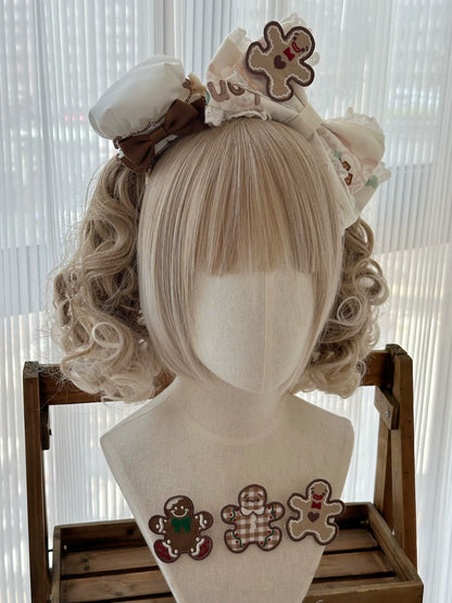 Babyblue - Bear Honey - Sweet Lolita Accessory Gingerbread Man Design