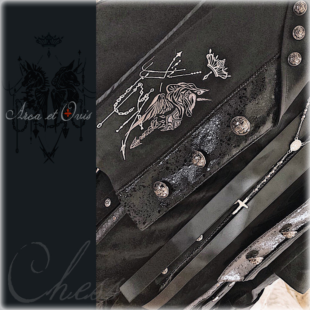 Arca et Ovis - Checkers - Gothic Lolita Cloak, Ouji Lolita Cape