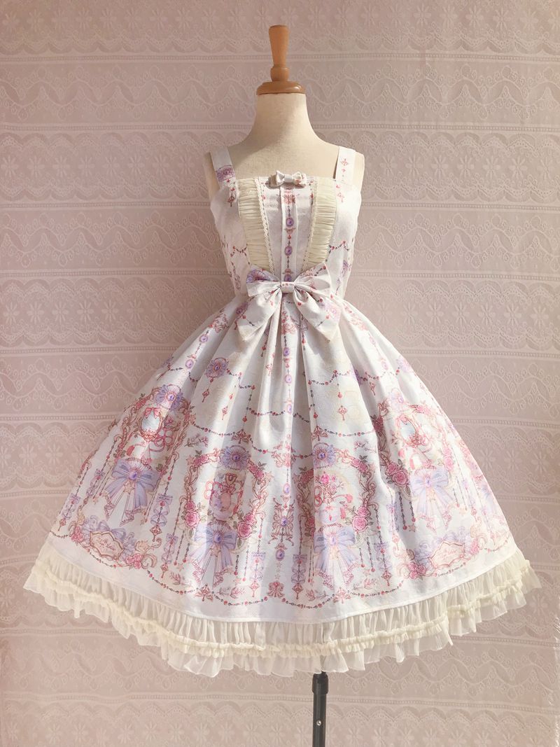 Yilia - Sweet Printing Winter Lolita JSK Dress