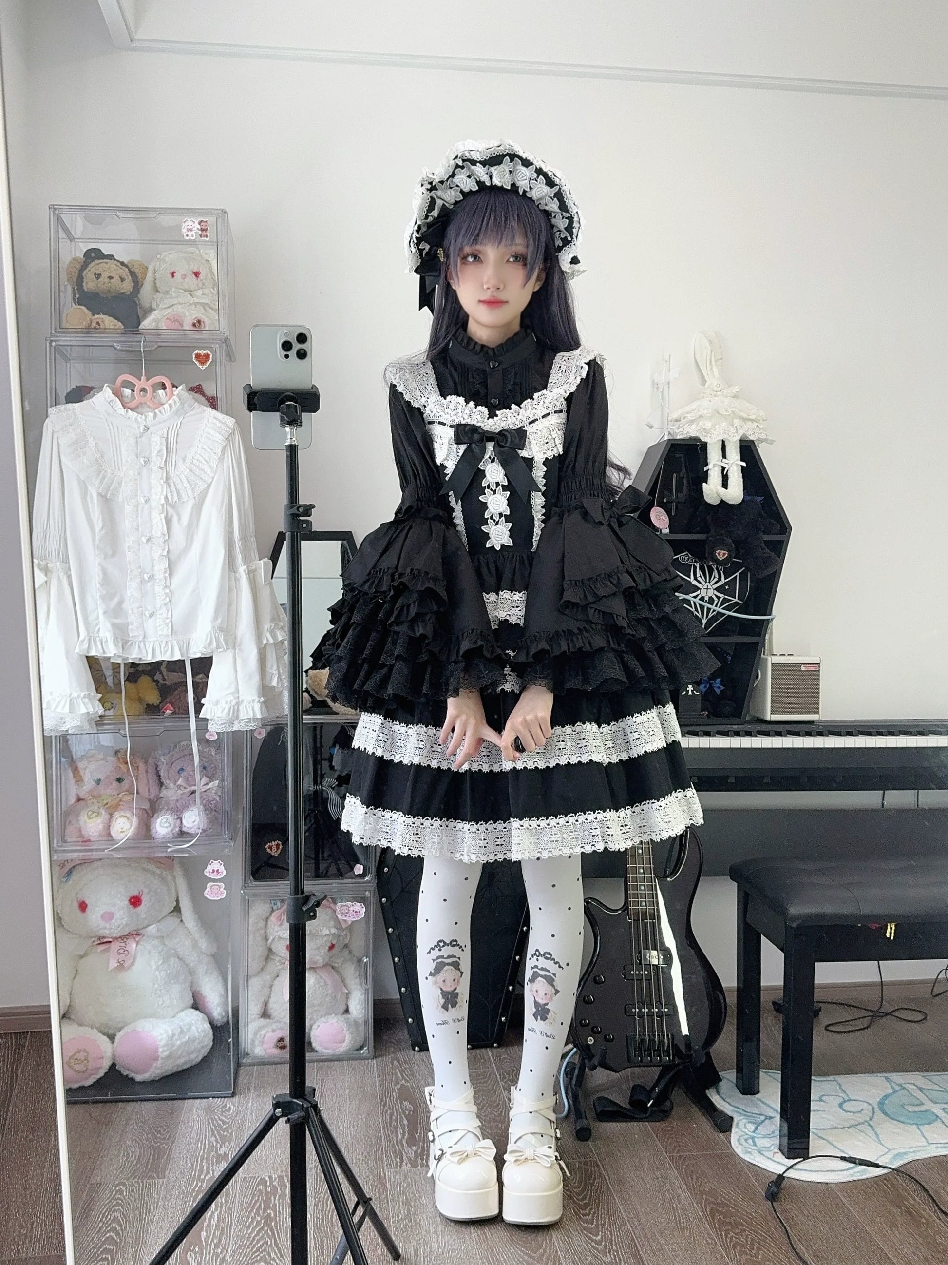 Twilight Zone - Sweet Lolita Blouse Princess Sleeve Shirt Inner Wear