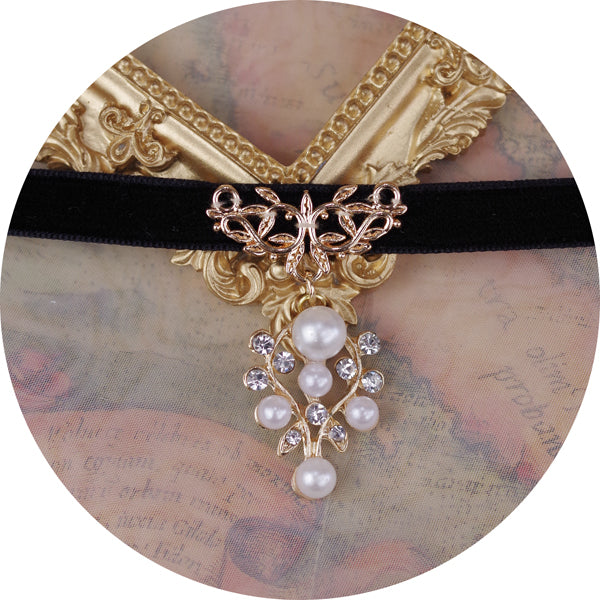 Rose of Sharon - London Afternoon Tea - Elegant Lolita Daily Choker