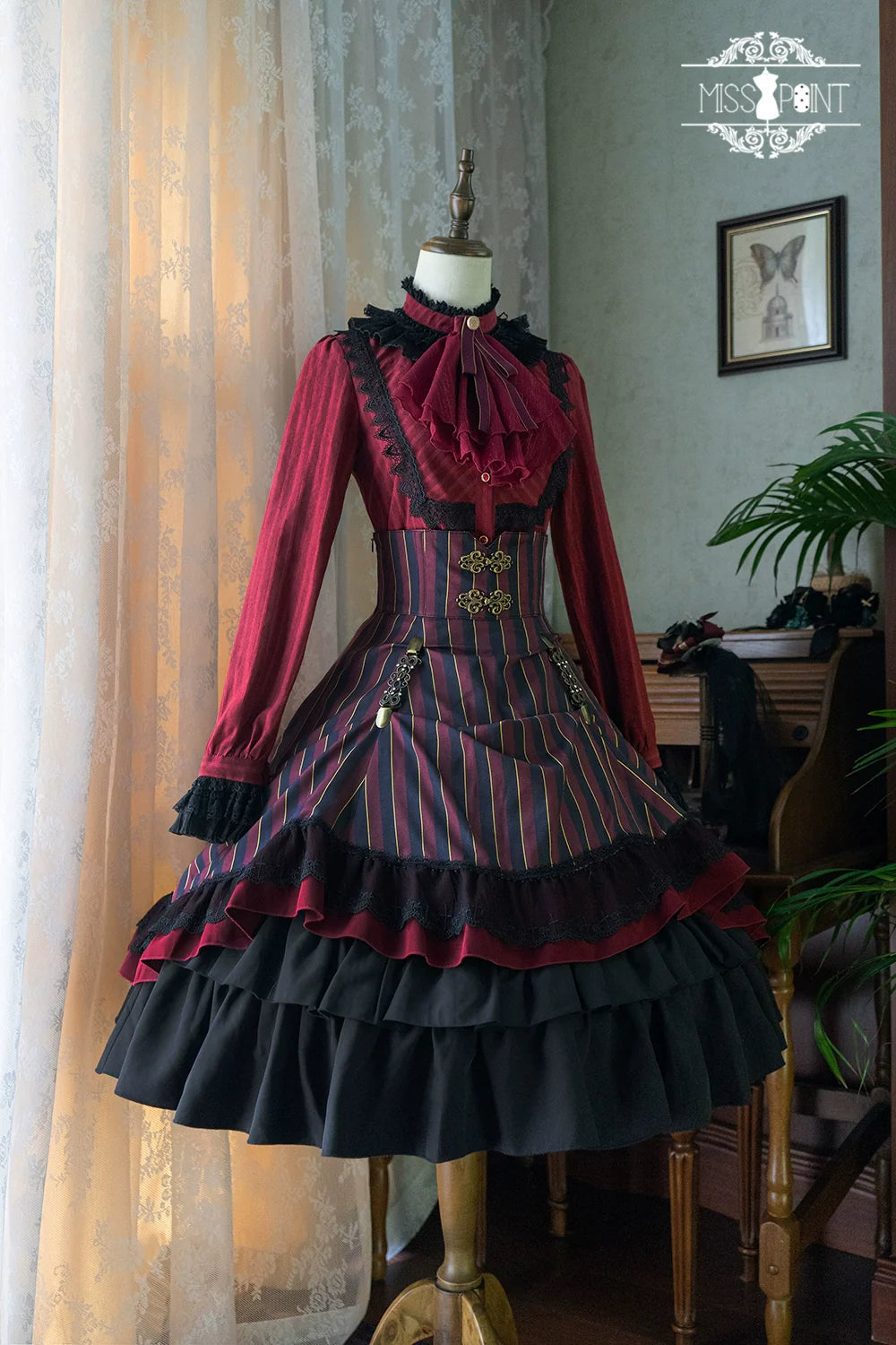 Miss Point - Custom-Made Lolita Elegant Stand Collar Lolita Shirt