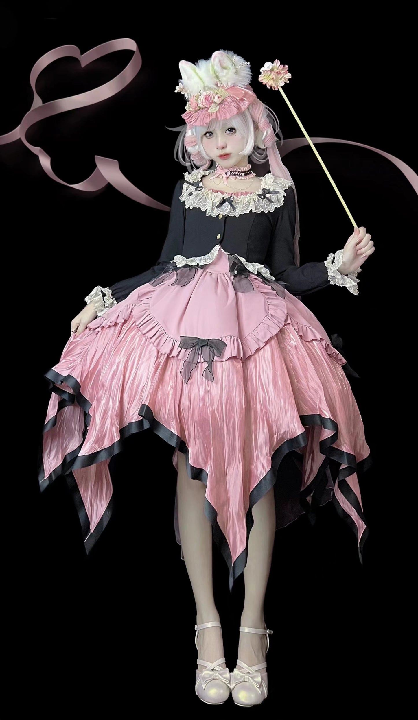 Unideer - Prelude - Elegant Lolita Bolero Jacket with Lace Ruffle Frill