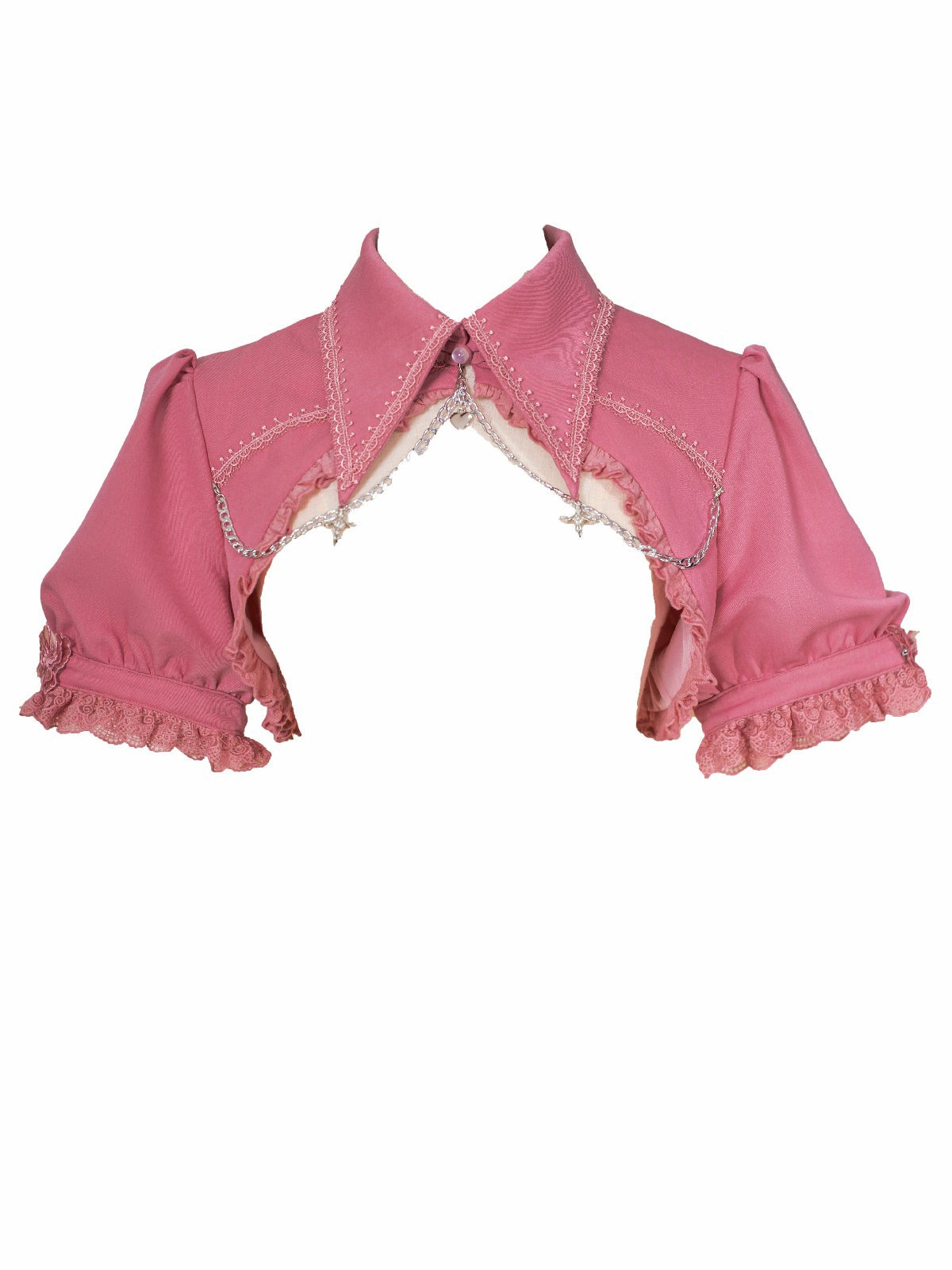 OCELOT - Contract Cross - Gothic Elegant Bubble Sleeve Bolero