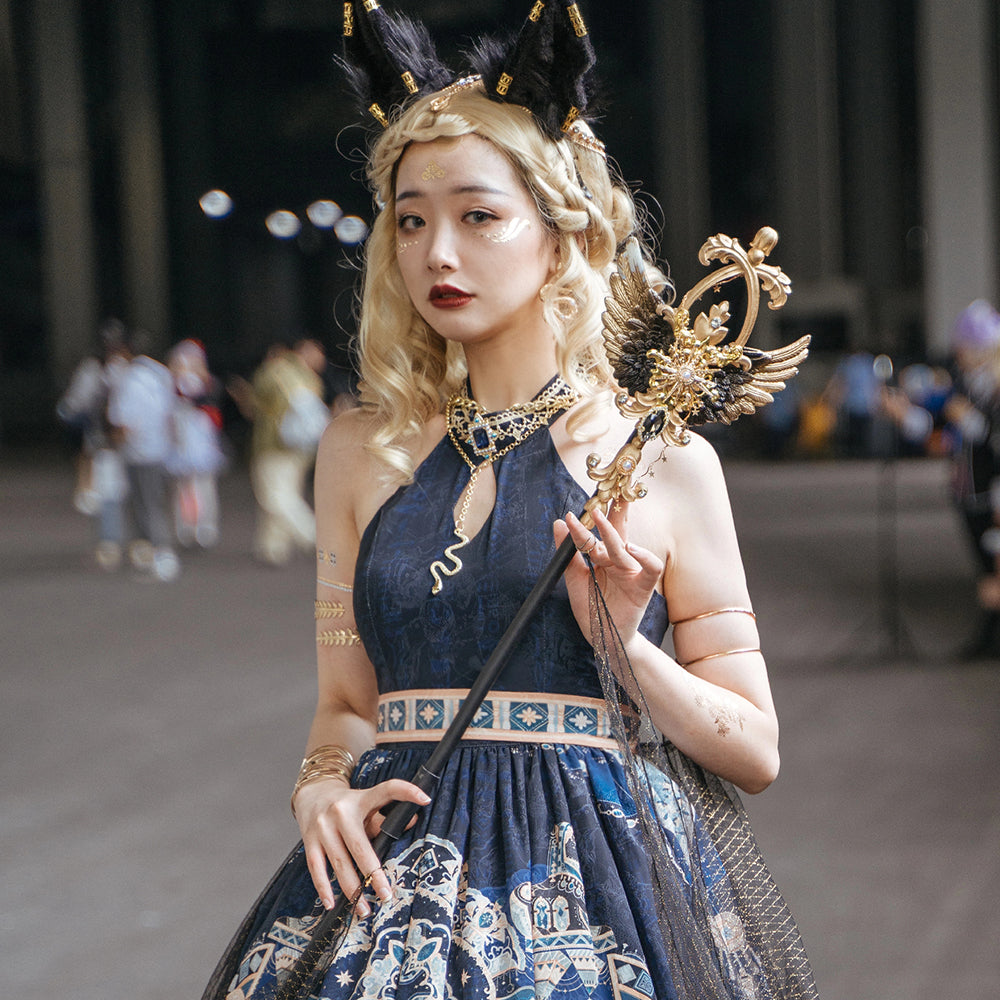 Miss Point - Dusk Bester - Egyptian Lolita Brooch Waistband Shawl