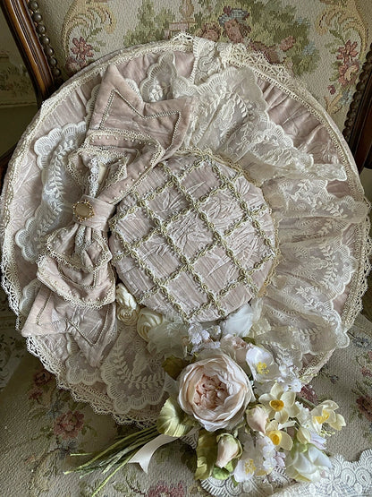 Guaji - Isabella - Wedding Lolita OP Bridal Dress with Tiered Petticoat and Trailing