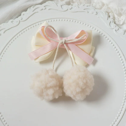MaoJiang Handmade - Sweet Lolita Accessory Bow Hair Clip and Brooch