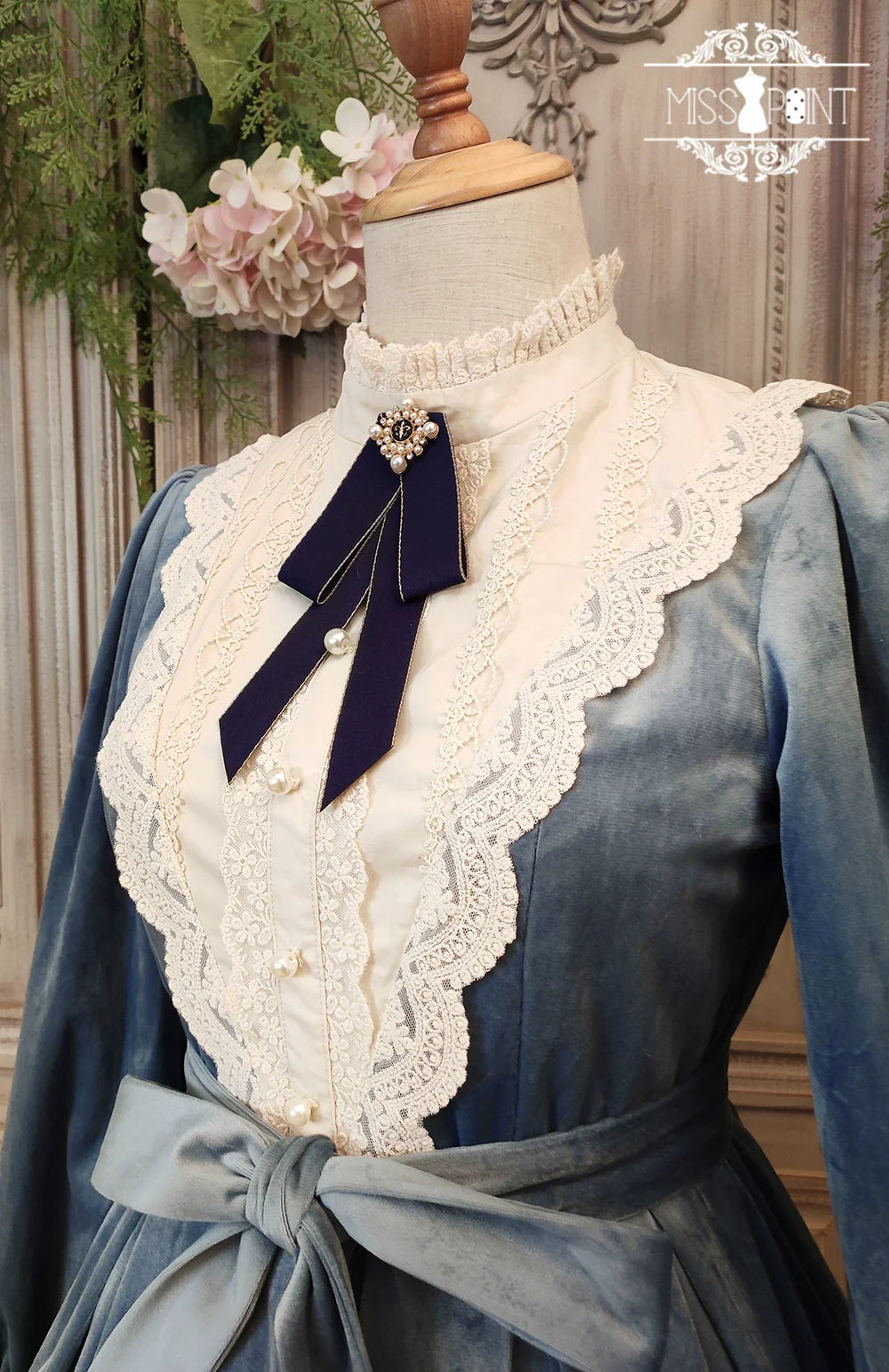 Miss Point - Customized Lolita Dress Vintage Elegant Velvet OP Dress